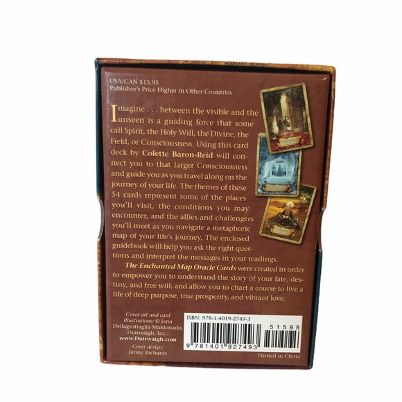 The enchanted map oracle cards 54 card deck+guide - Picture 3 of 6